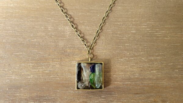 Seaglass Square Pendant