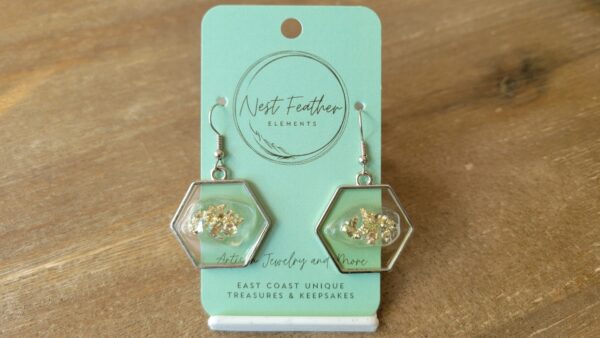 Hexagon Earrings
