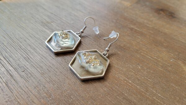 Hexagon Earrings - Image 3