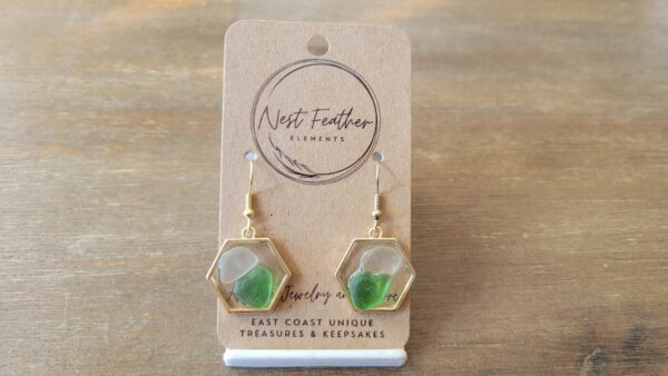 Hexagon Earrings