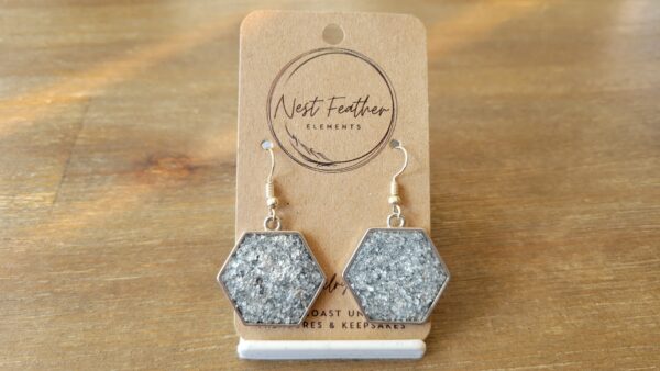 Hexagon Earrings