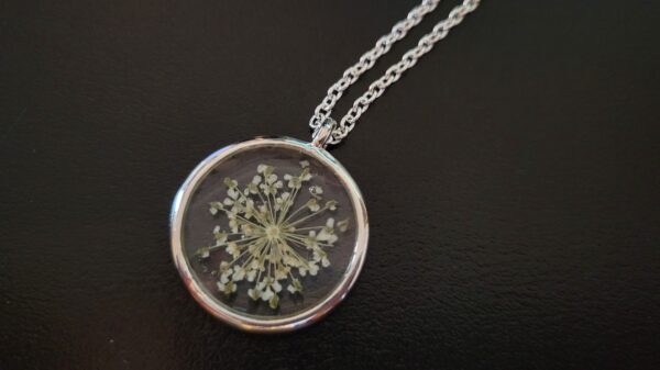 Dried Flower Round Pendant - Image 2