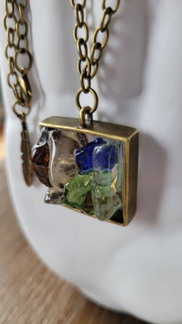Seaglass Square Pendant - Image 2