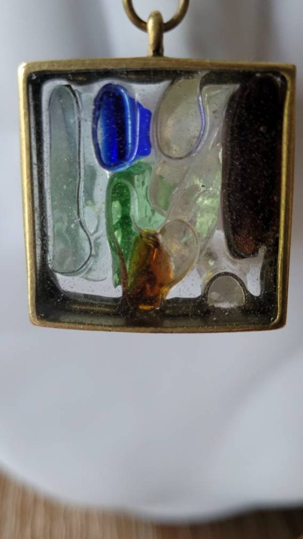 Seaglass Square Pendant - Image 4