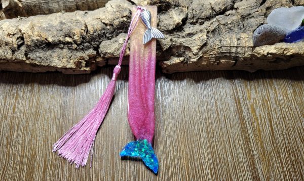 Mermaid Tail Resin Bookmark