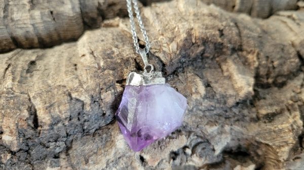 Rough Amethyst Pendant - Image 2