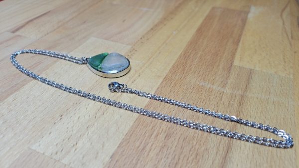 Seaglass Teardrop Pendant - Image 2
