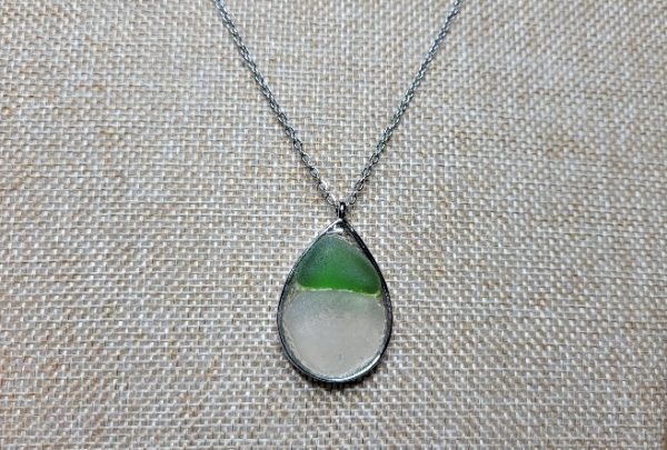 Seaglass Teardrop Pendant