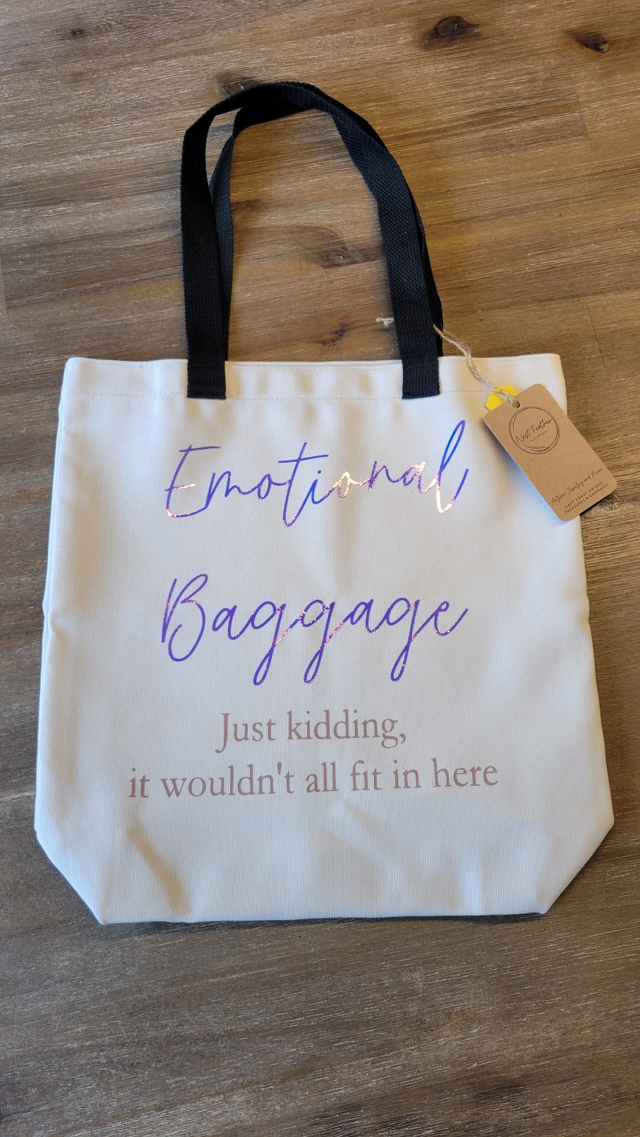 Emotional on sale baggage tote